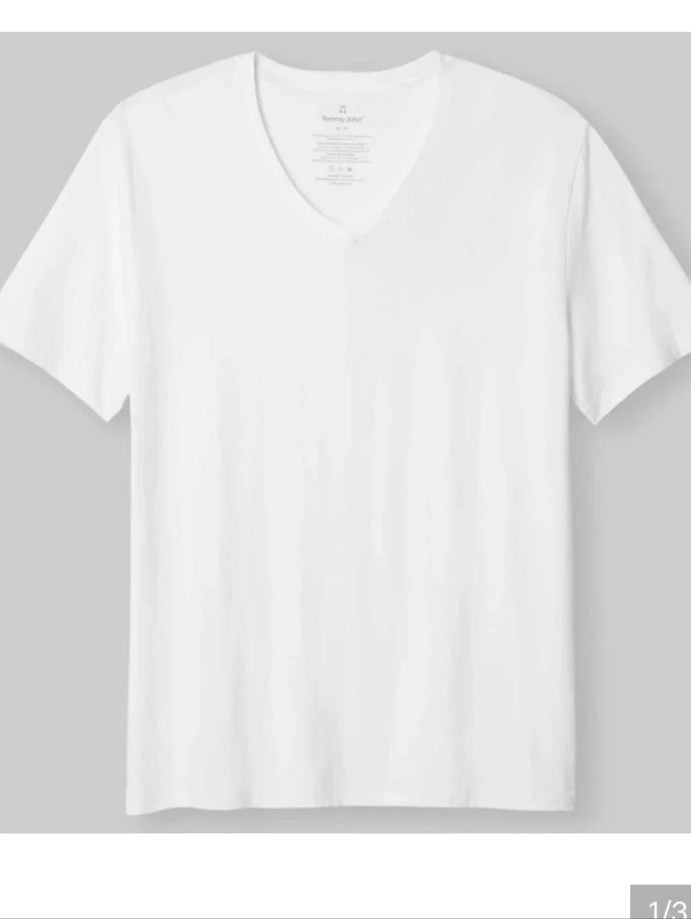 Tommy John Second Skin Shirt Mens White Size Large